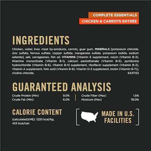 Purina Pro Plan 23 vitamines et minéraux, nutrition quotidienne complète.