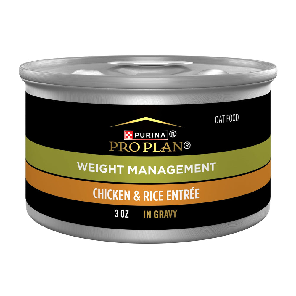 Purina Pro Plan Adulte Poids Gestion, poulet et riz en sauce en jus, aide au maintien de la masse musculaire.