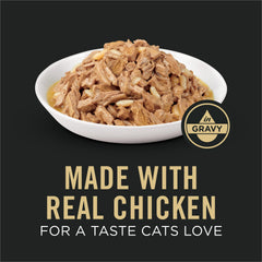 Purina Pro Plan Adulte Poids Gestion, texture en sauce savoureuse pour repas humide.