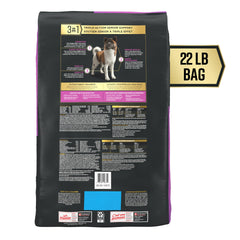 Purina Pro Plan AdvantEDGE croquettes hachees pour senior grande race, texture variee.