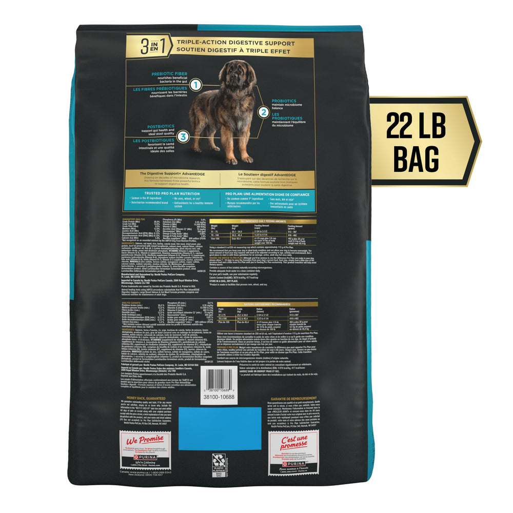 Purina Pro Plan AdvantEDGE: saumon premier ingrédient pour un appétit soutenu.