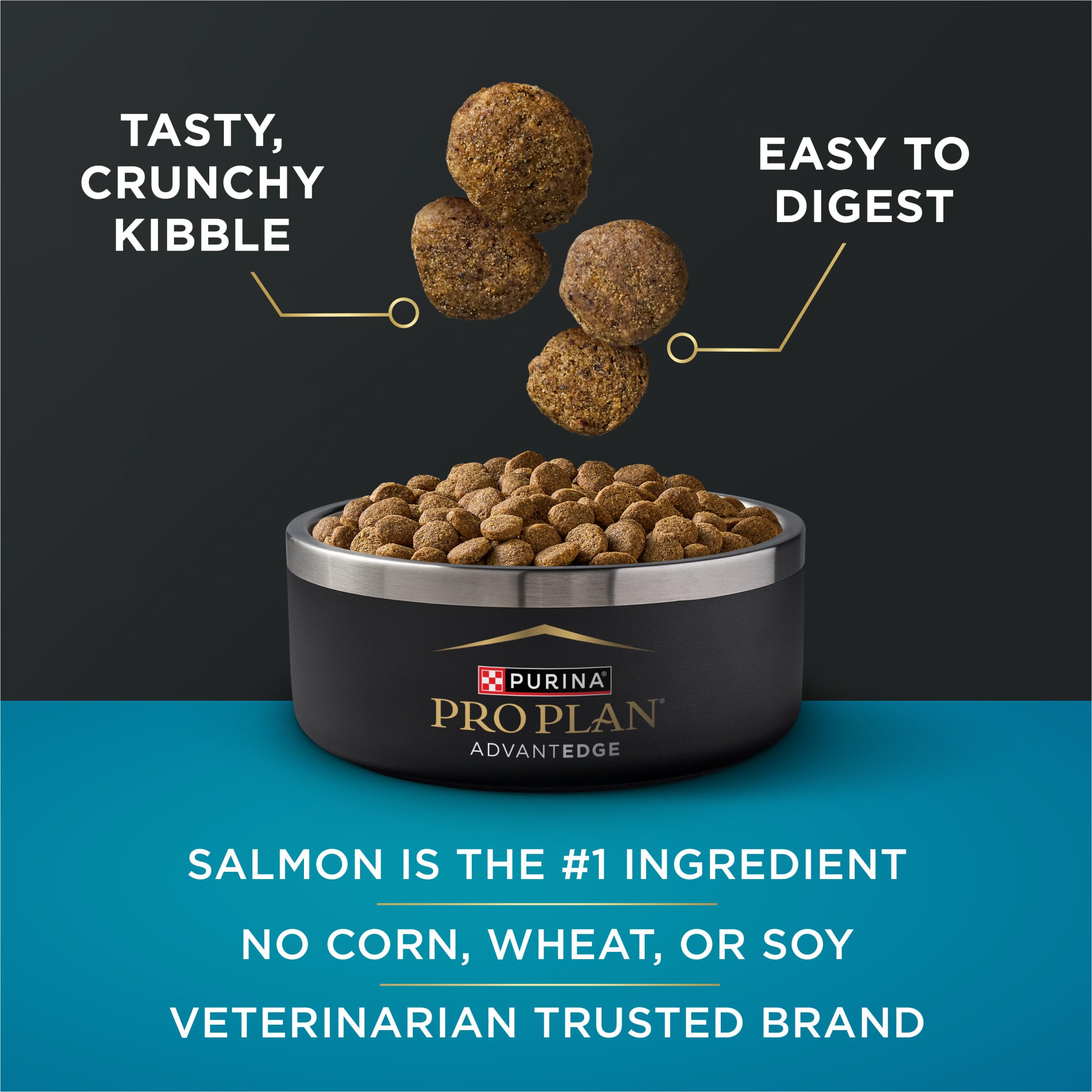 Purina Pro Plan AdvantEDGE prébiotiques-probiotiques-postbiotiques: soutien digestif potentiel.
