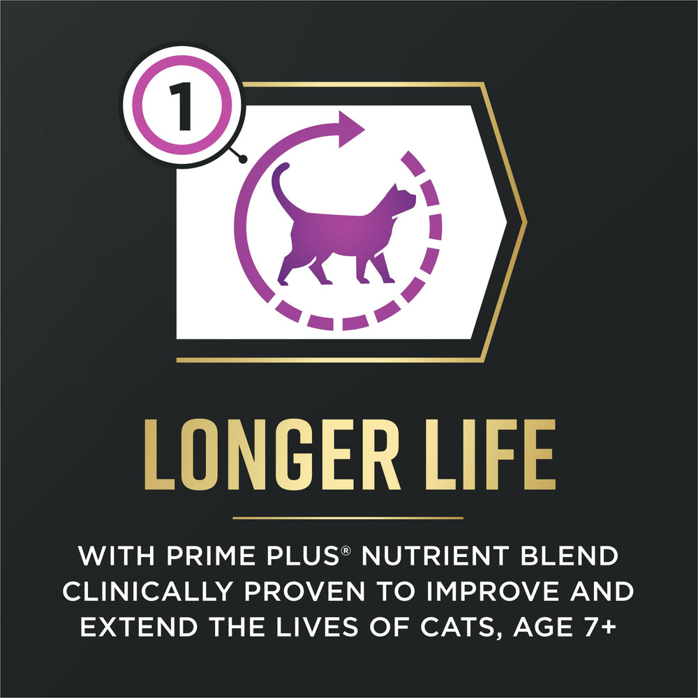 Purina Pro Plan AdvantEDGE Senior sans colorants ni arômes artificiels.