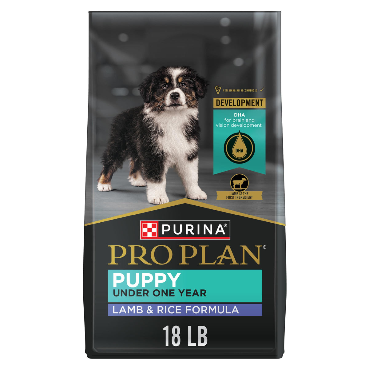 Purina Pro Plan Agneau et Riz Chiot - emballage pratique pour nourrir le chiot