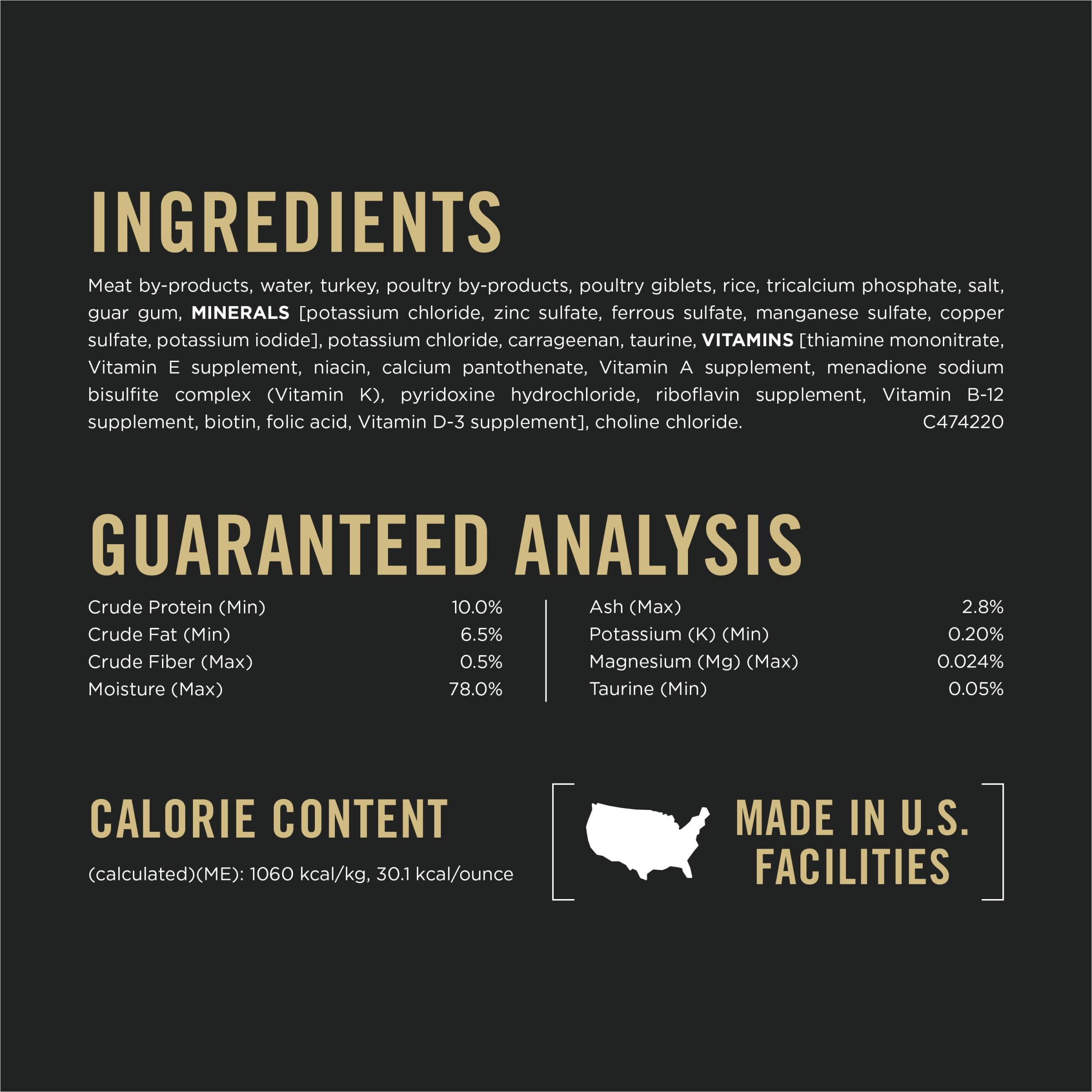Purina Pro Plan - alimentation riche en protéines avec taurine, soutient la vitalité féline.
