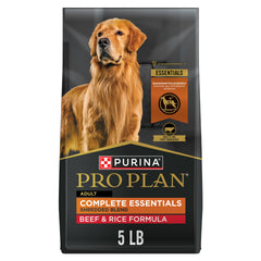 Purina Pro Plan boeuf-riz sac 5 lb : nutrition quotidienne equilibrée pour chien adulte