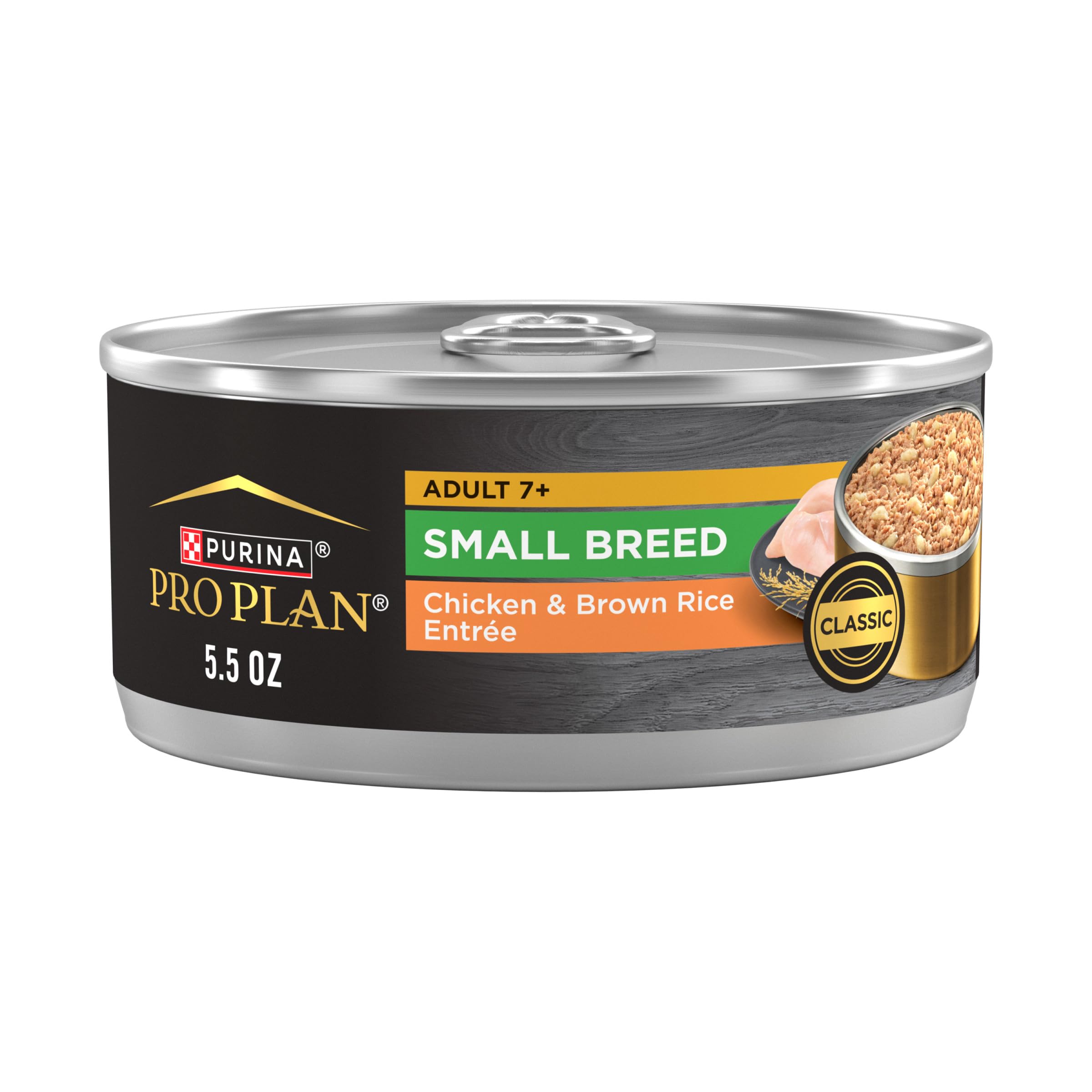 Purina Pro Plan, boîte 5,5 oz pour petit chien, sauce appétissante.