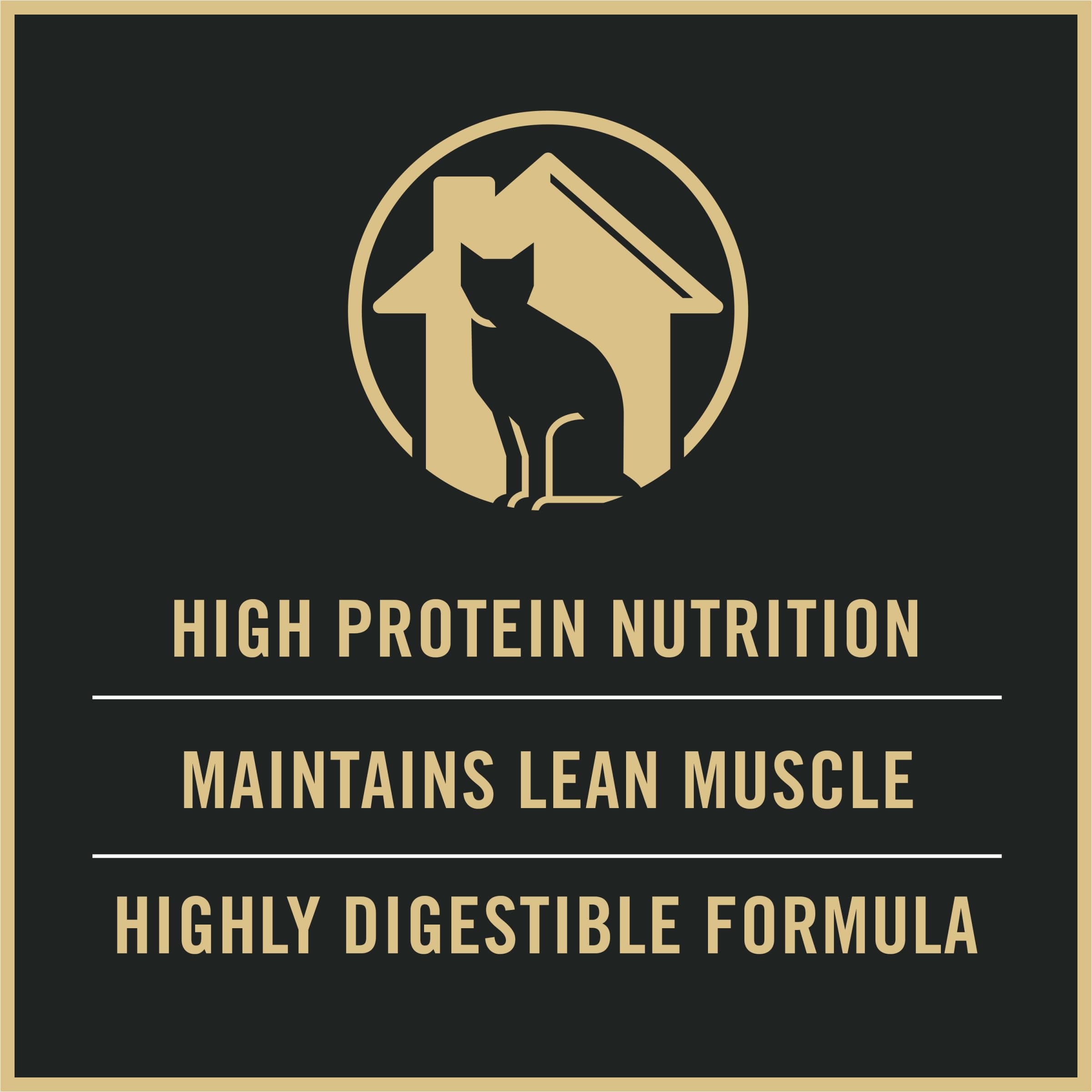 Purina Pro Plan Chat Adulte Indoor peau et poil sains grâce oméga-6 et vitamine A.