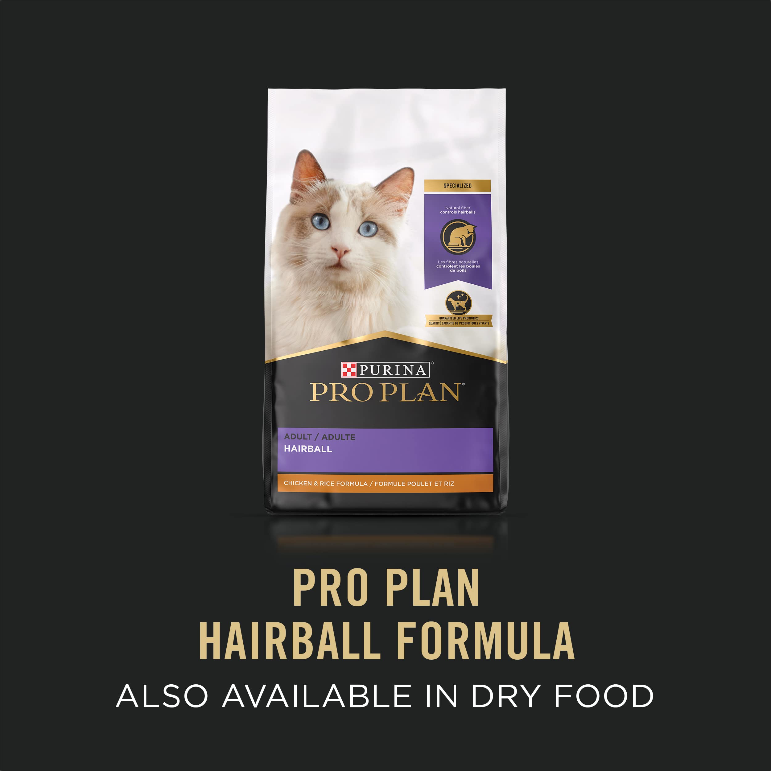 Purina Pro Plan Chat pâté complet et équilibré avec 25 vitamines