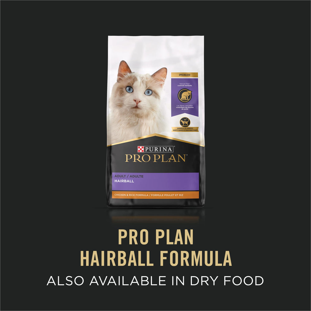 Purina Pro Plan Chat saumon fibres naturelles, soutien potentiel à la digestion.