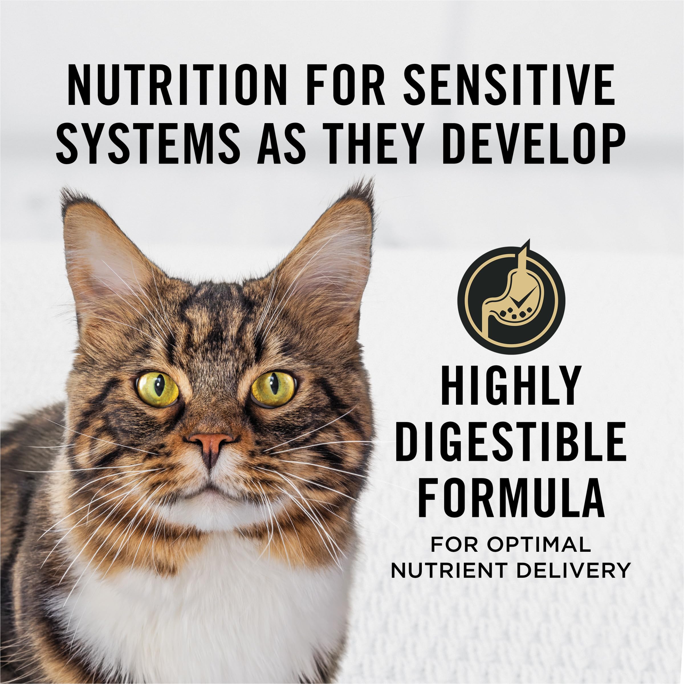 Purina Pro Plan Chat sensible prébiotiques fibre naturelle soutien digestif potentiel