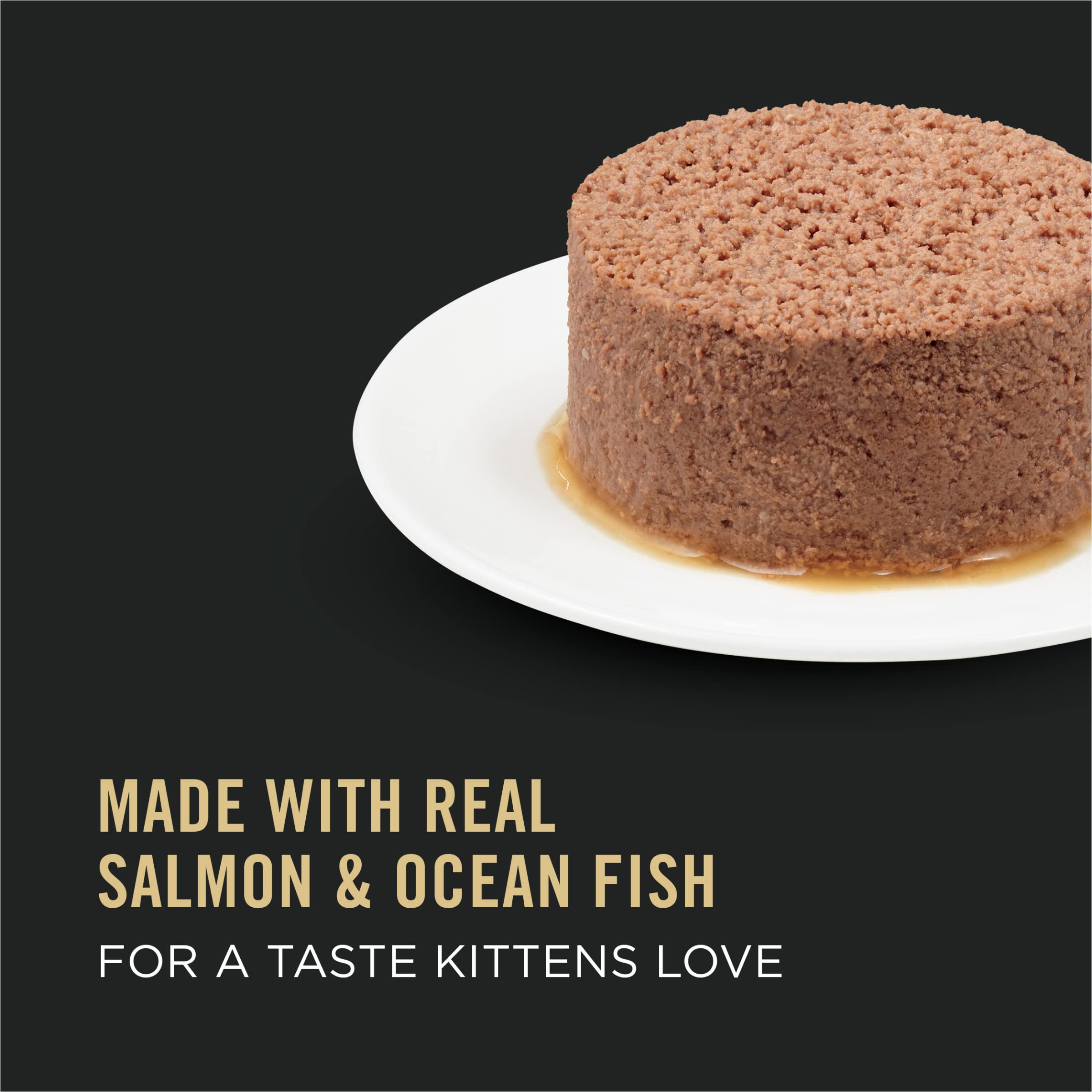 Purina Pro Plan Chaton Pâté Saumon et Mer : goût apprécié par les chatons.