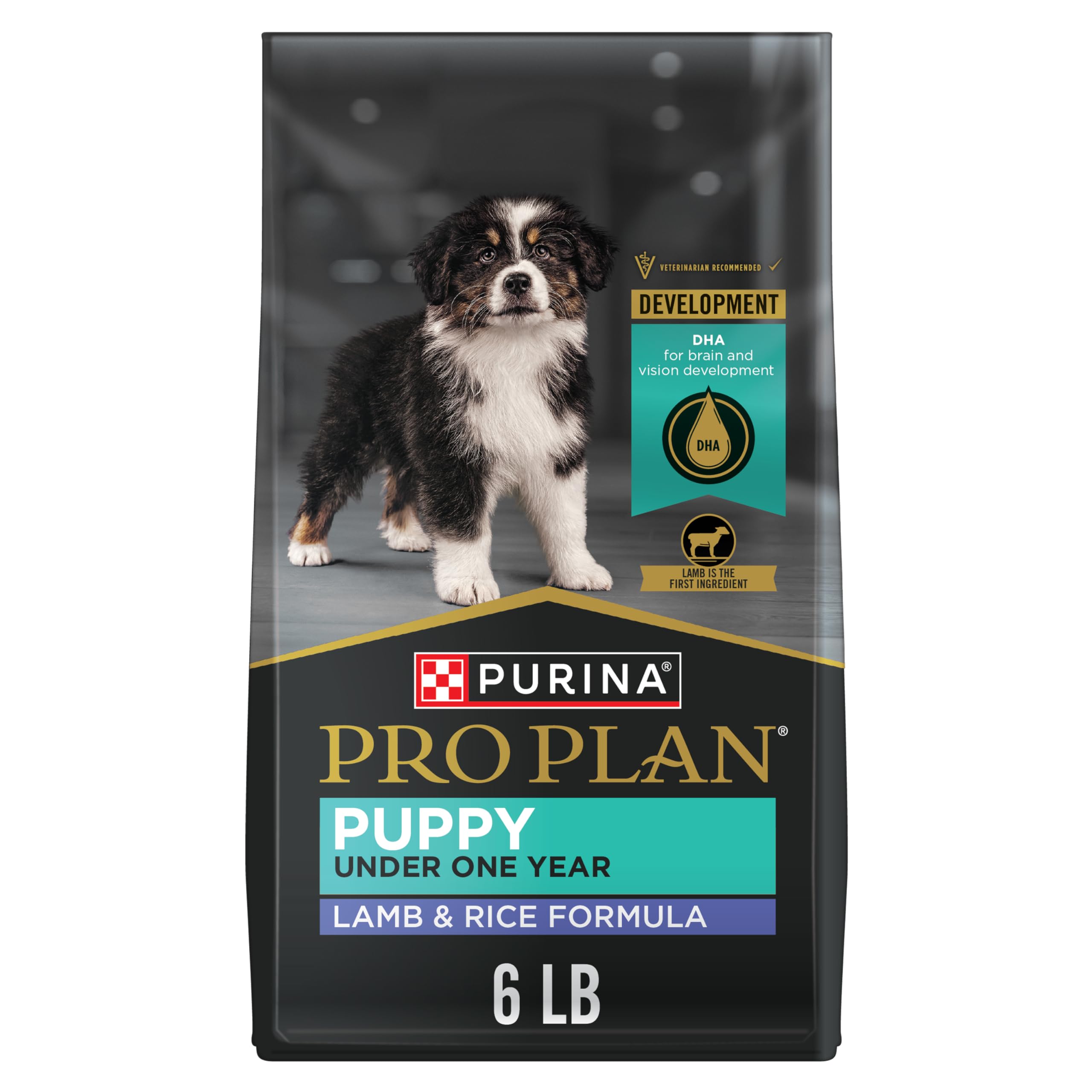 Purina Pro Plan chiot agneau et riz: premier ingrédient, croissance saine.