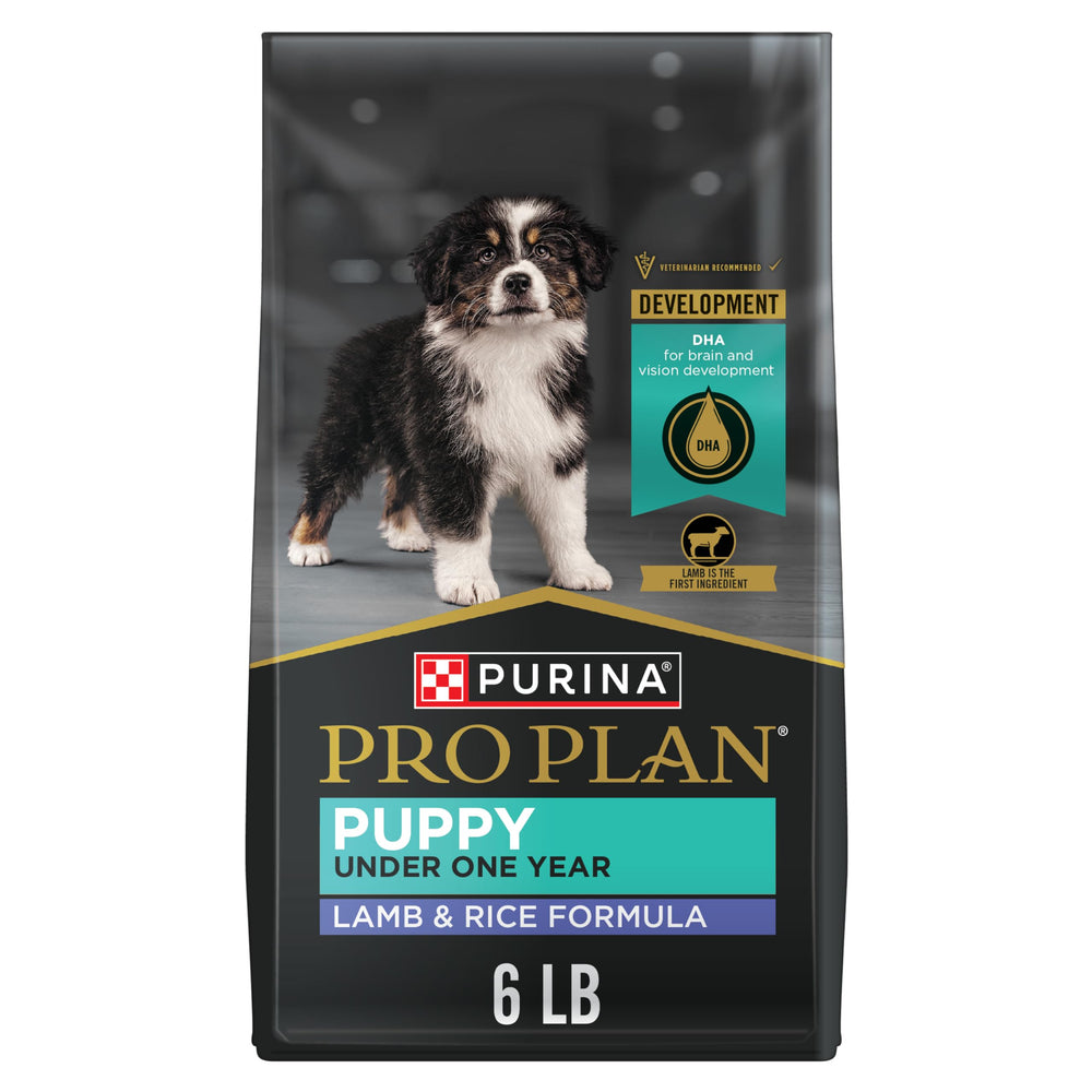 Purina Pro Plan chiot agneau et riz: premier ingrédient, croissance saine.
