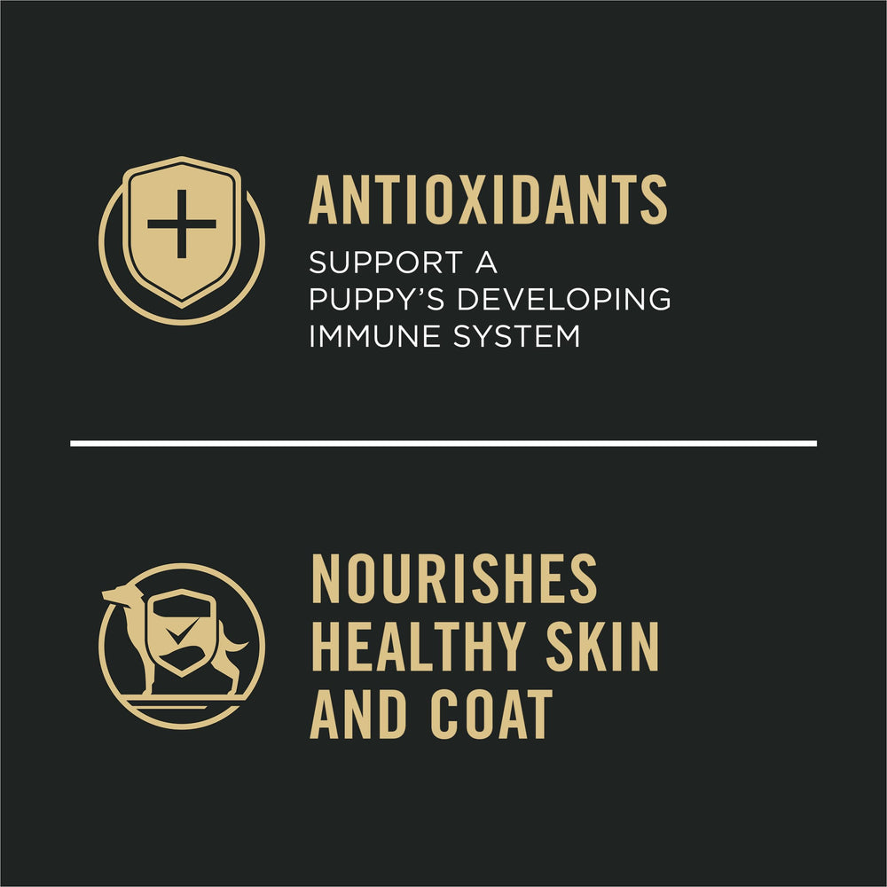 Alimentation complète et equilibrée pour chiots jusqu a un an.