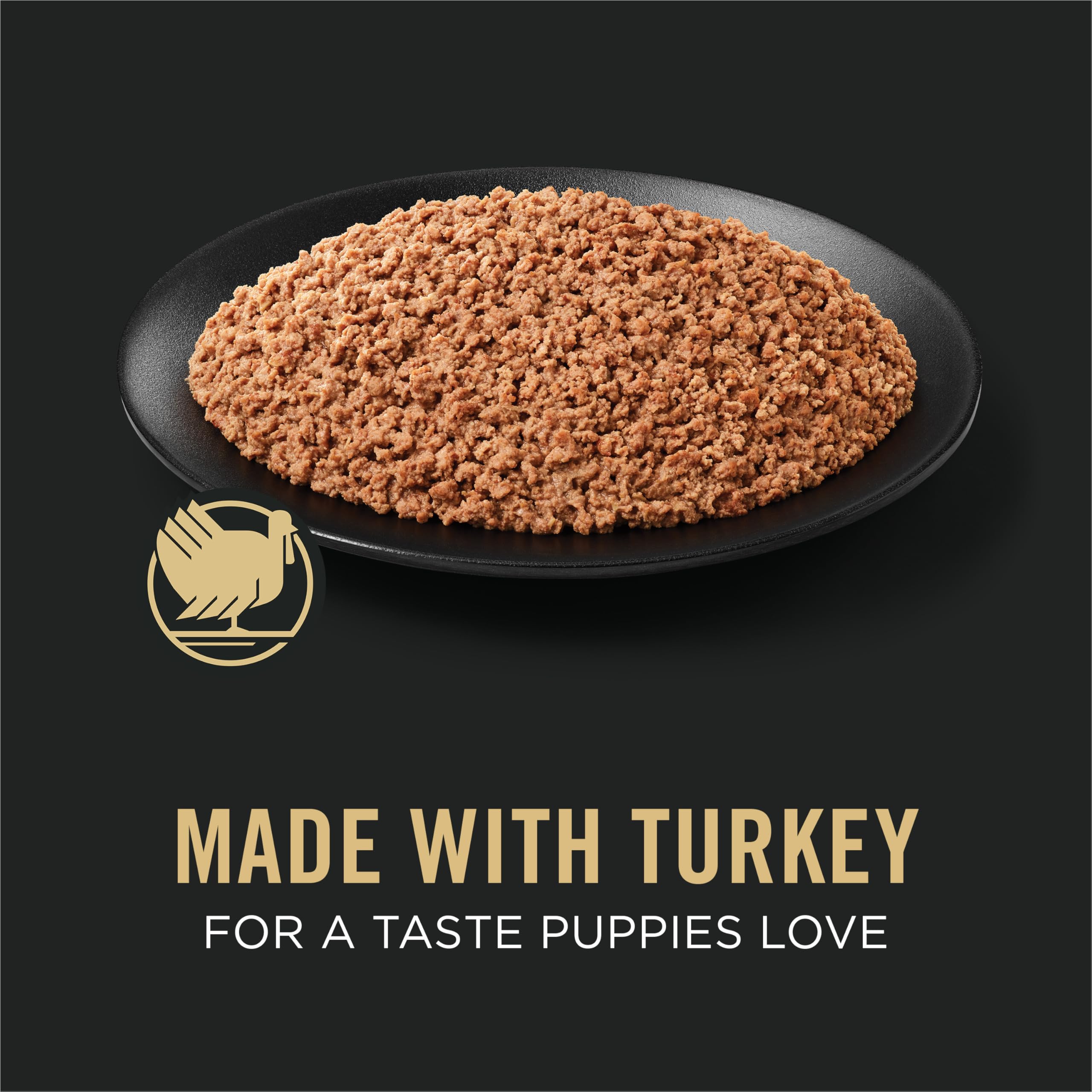Purina Pro Plan chiot premier ingrédient dinde boite 13oz pack12 muscles en developpement.