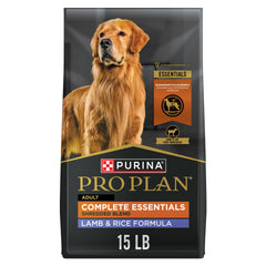 Purina Pro Plan Complete Essentials : croquettes et emiettes à l’agneau et riz, texture variée pour chien adulte