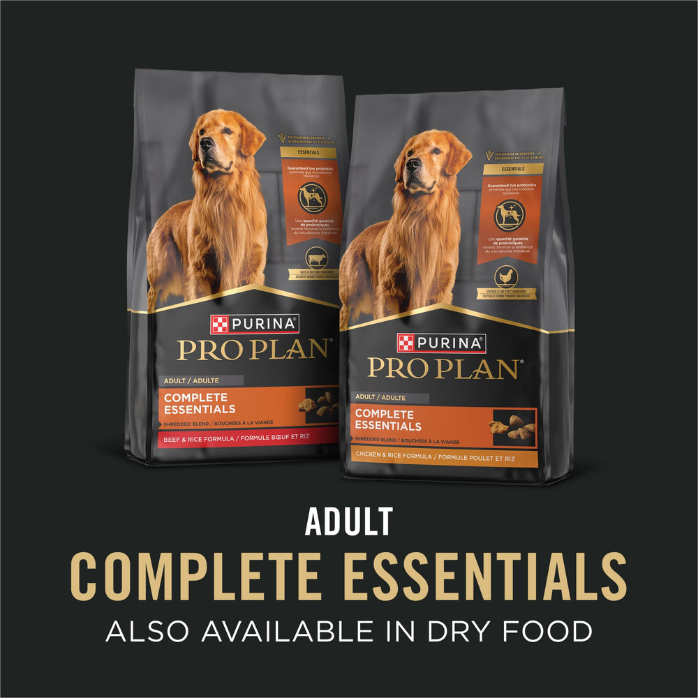Purina Pro Plan Essentiels Complets Dinde Entree Sauce, sauce onctueuse appréciée.
