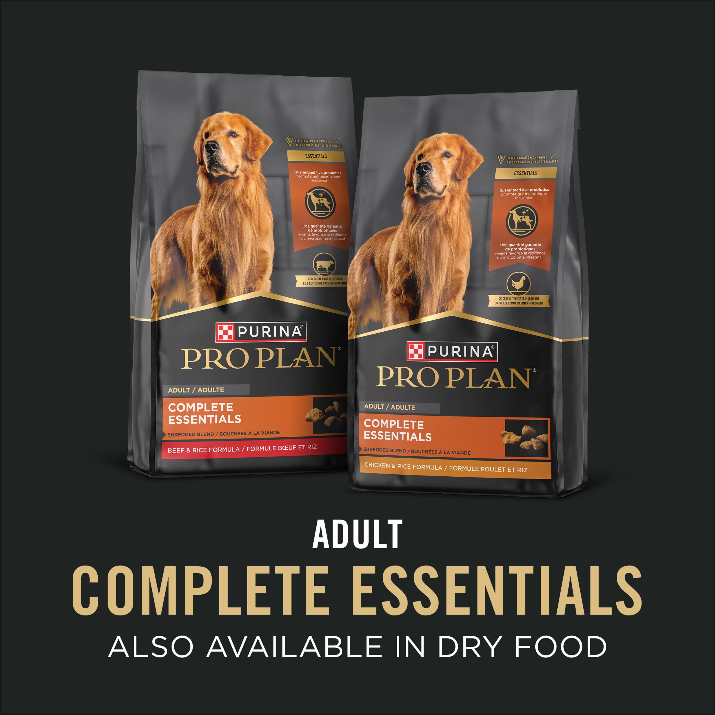Vitamines et nutriments dans Purina Pro Plan Complete Essentials