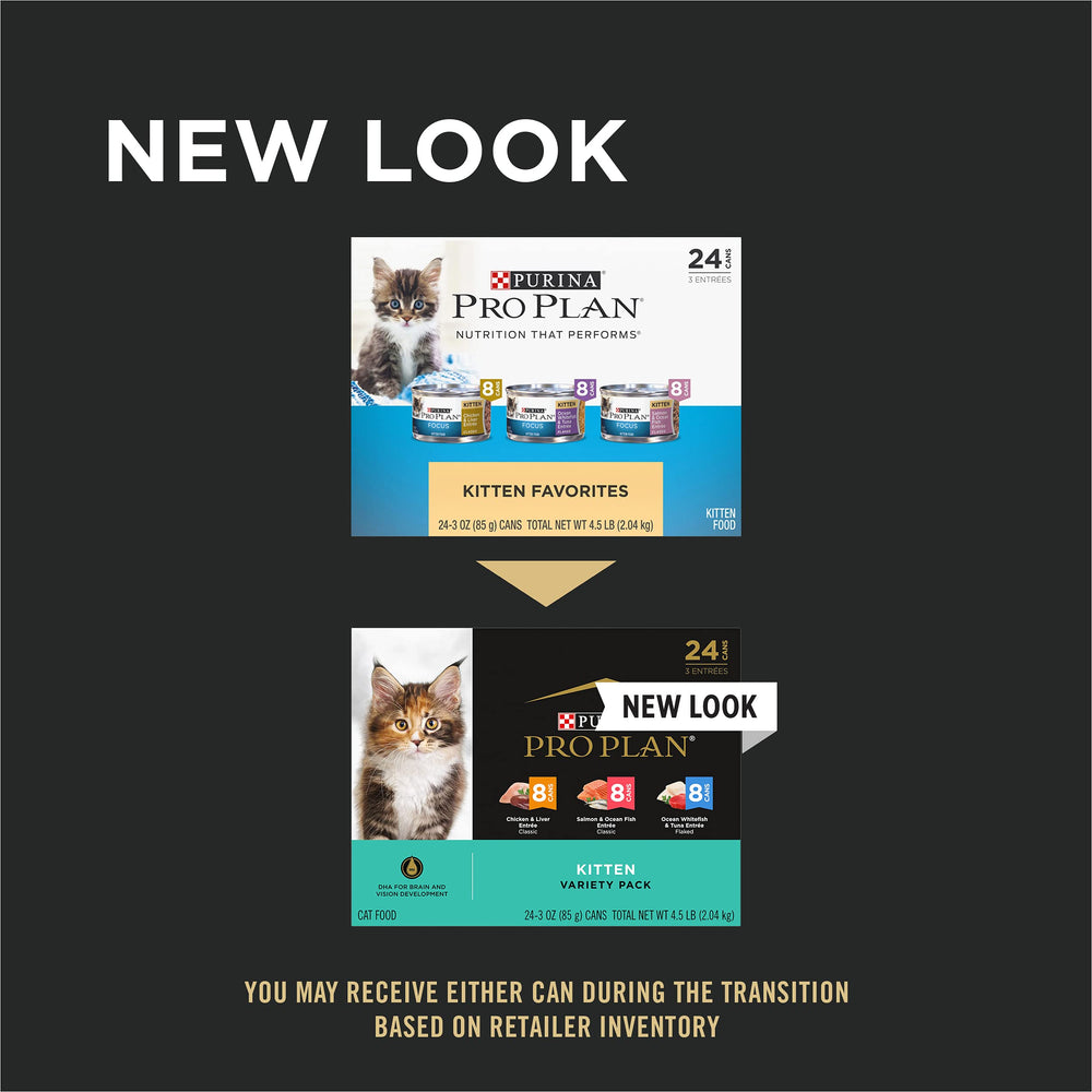 Purina Pro Plan Développement Chaton Favoris – conserve saumon pâté stimule l'appétit des chatons.