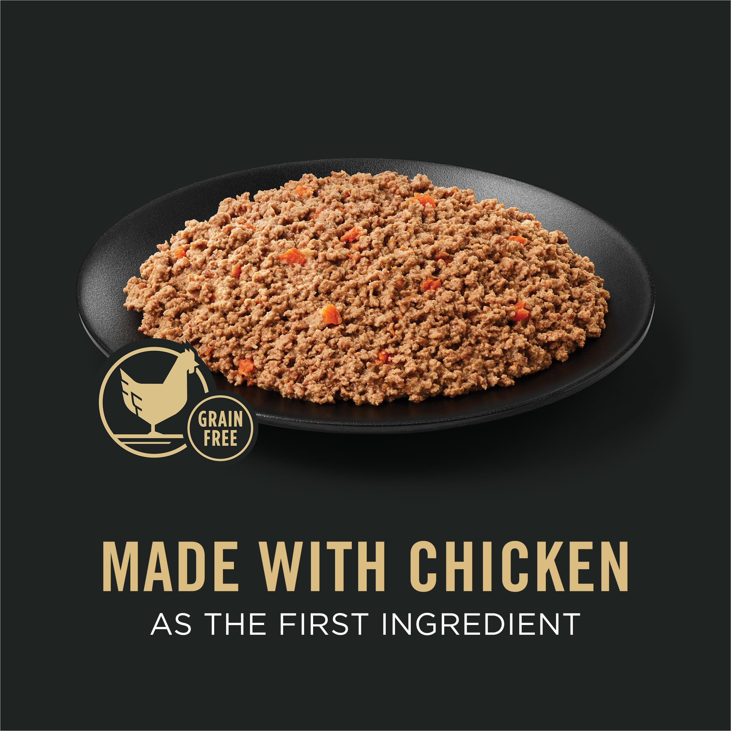 Purina Pro Plan Entree Classic Pate Sans Cereales poulet et carottes – étiquette et ingrédients