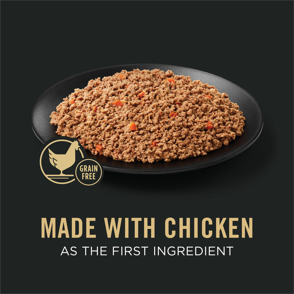 Purina Pro Plan Entree Classic Pate Sans Cereales poulet et carottes – étiquette et ingrédients