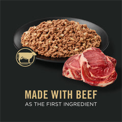 Texture riche et appétissante de Purina Pro Plan Pâté Boeuf Riz