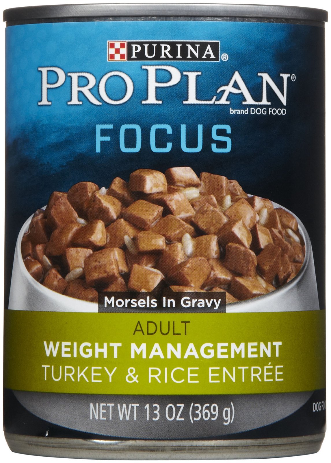 Purina Pro Plan Focus Dinde et Riz, entrée en conserve pour chien adulte, soutien possible au poids.