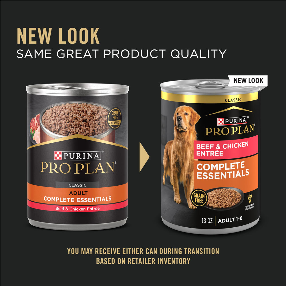 Purina Pro Plan Pate boeuf sans cereales, repas complet et appetissant.