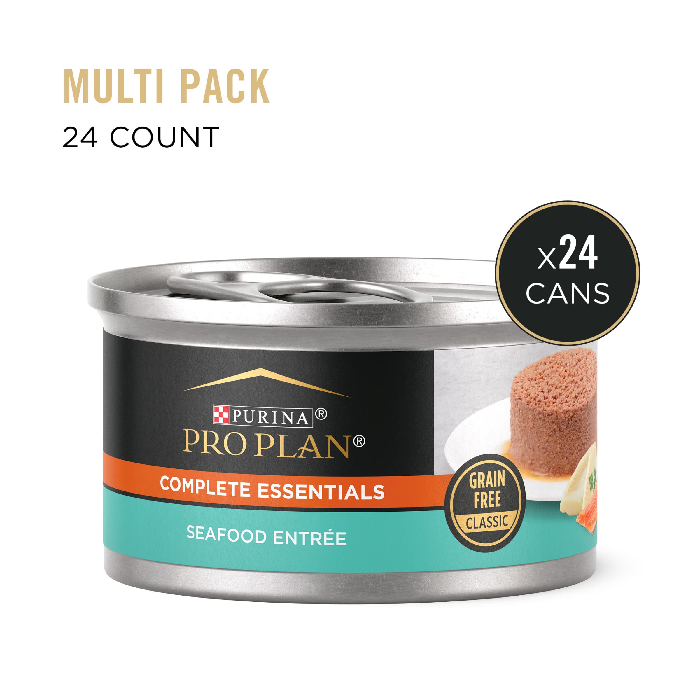 Purina Pro Plan Grain Free Pâté Sans Colorants Artificiels, repas sain et pur.