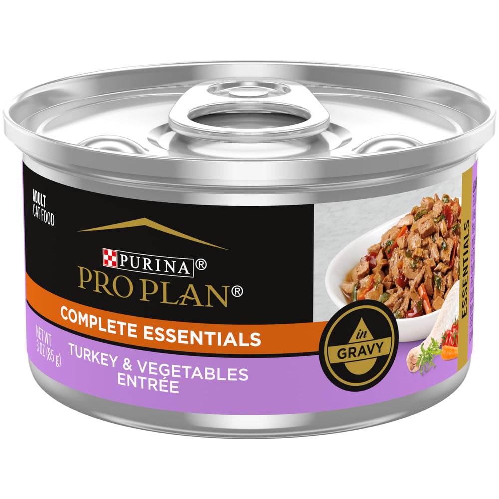Purina Pro Plan Gravy dinde et legumes en conserve pour chat adulte