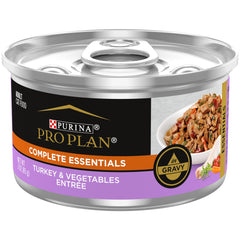 Purina Pro Plan Gravy dinde et legumes en conserve pour chat adulte