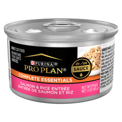 Purina Pro Plan Gravy Pâté Saumon et Riz, texture sauce, pour chat adulte et appétit préservé.