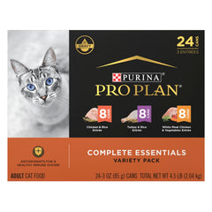 Purina Pro Plan Gravy poulet 85 g, boîte, goût savoureux et protéines élevées.
