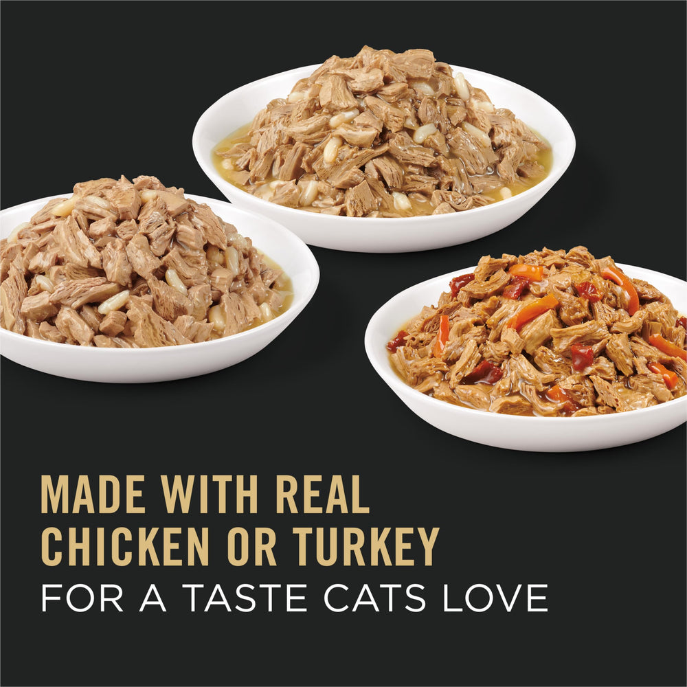 Purina Pro Plan Gravy poulet-tendres 85 g, repas appétissant.