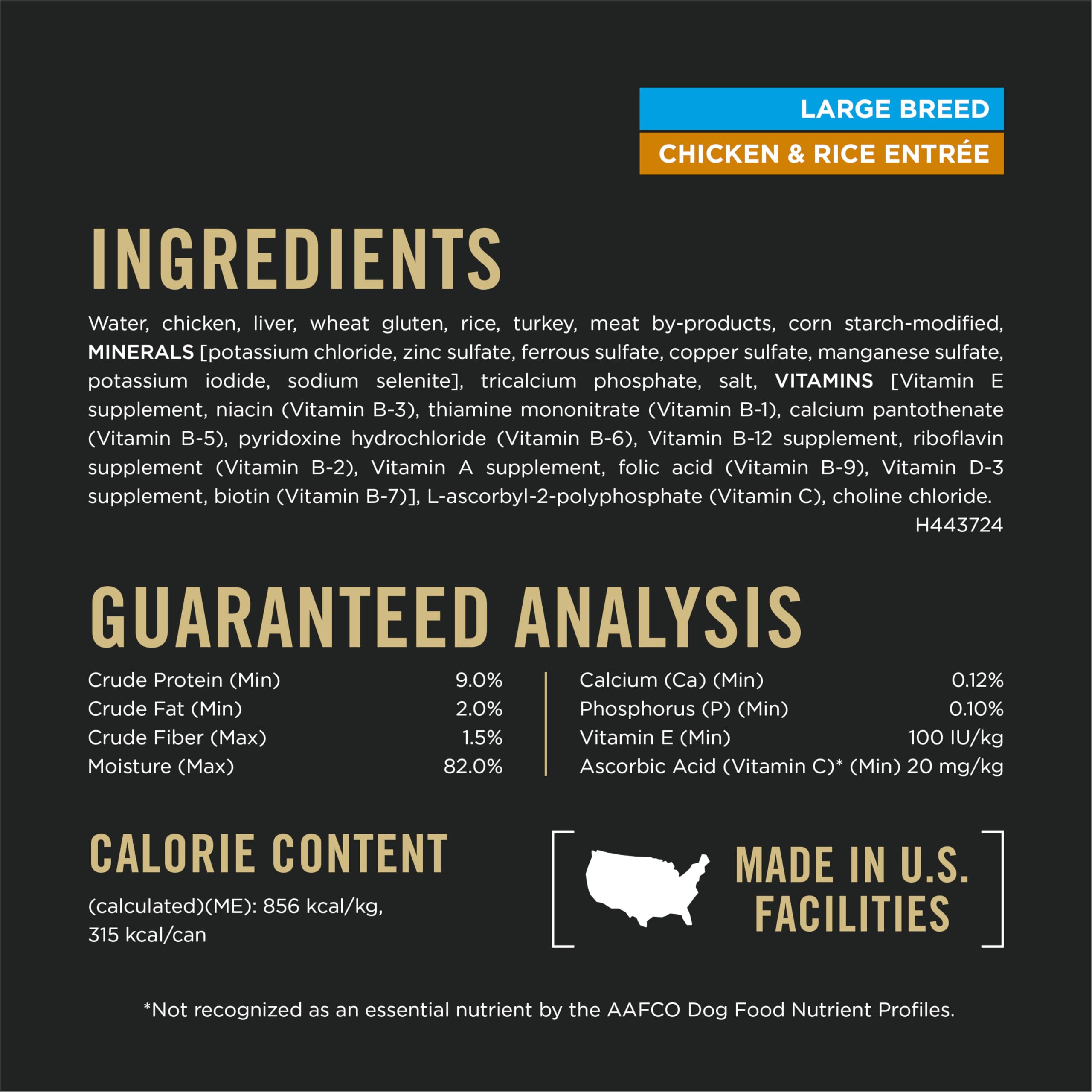 Purina Pro Plan Gravy boîtes pratiques, alimentation régulière pour grands chiens.