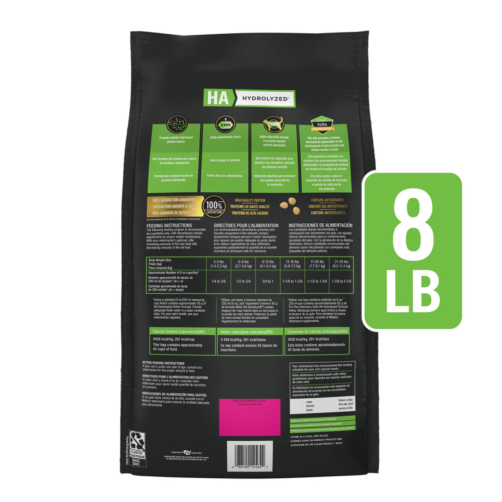 Utilisation quotidienne Purina Pro Plan HA chat