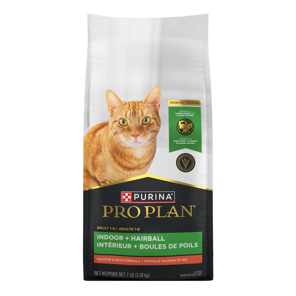 Purina Pro Plan Hairball Management – probiotiques vivants favorisant la digestion.