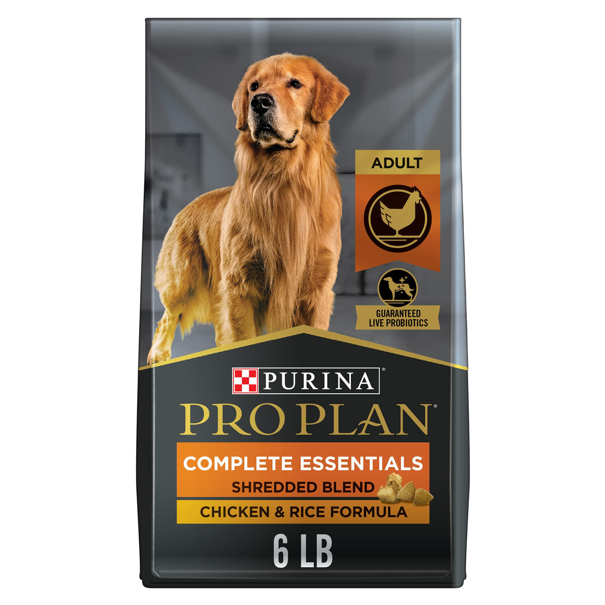 Purina Pro Plan haute proteine - croquettes et morceaux, texture appreciee pour chien