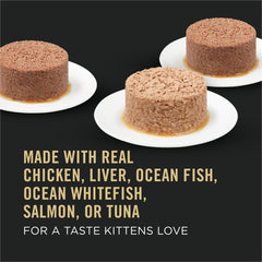 Purina Pro Plan Kitten Wet DHA – soutien cerveau et vision.