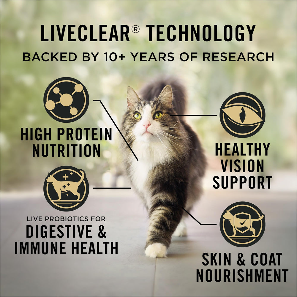 Purina Pro Plan LIVECLEAR bol-chat-nourriture: repas équilibré pour le quotidien.