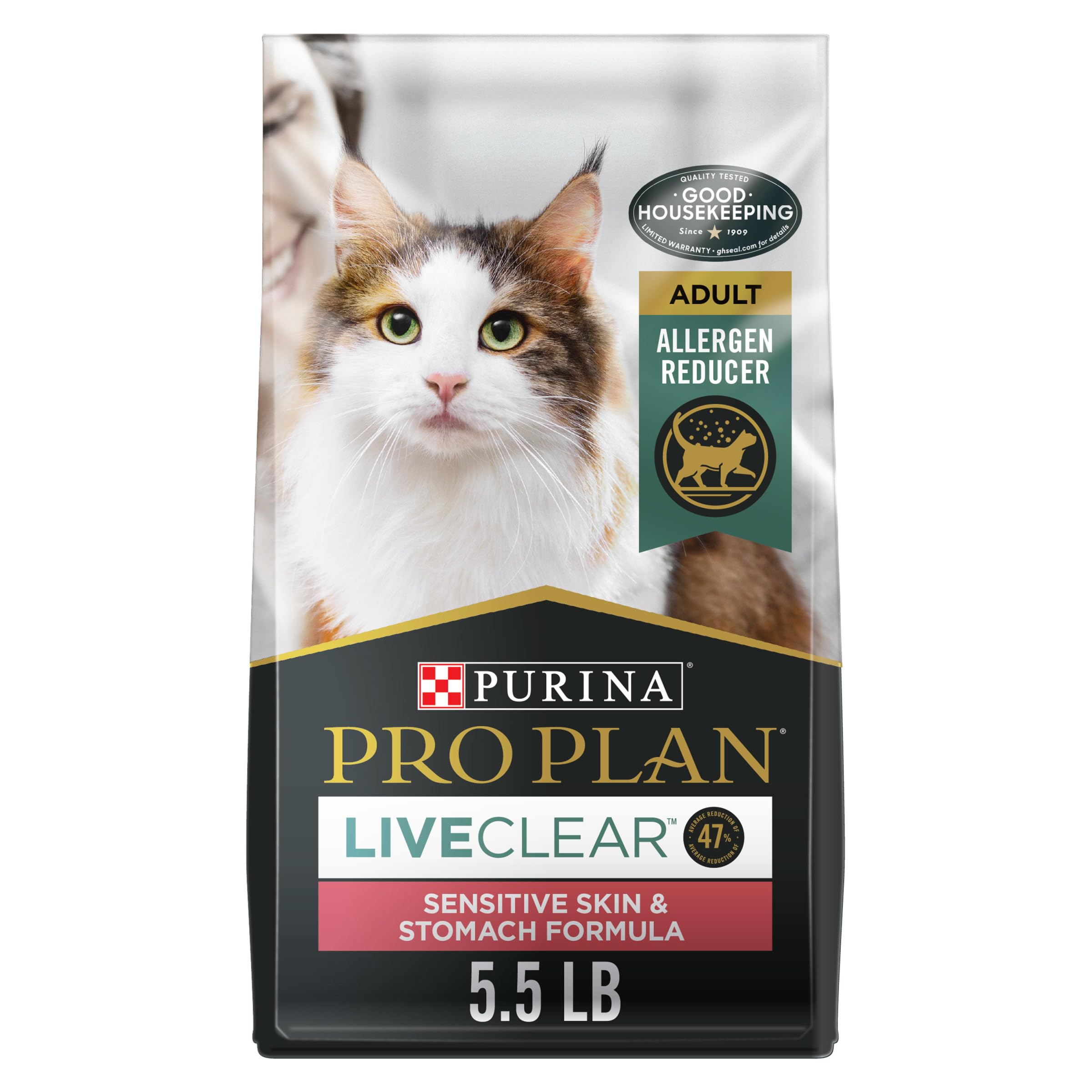 Purina Pro Plan LIVECLEAR sac dinde et avoine, réduction potentielle des allergènes.