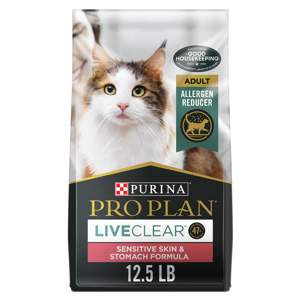Purina Pro Plan LIVECLEAR dinde et avoine – emballage clair, alimentation principale.