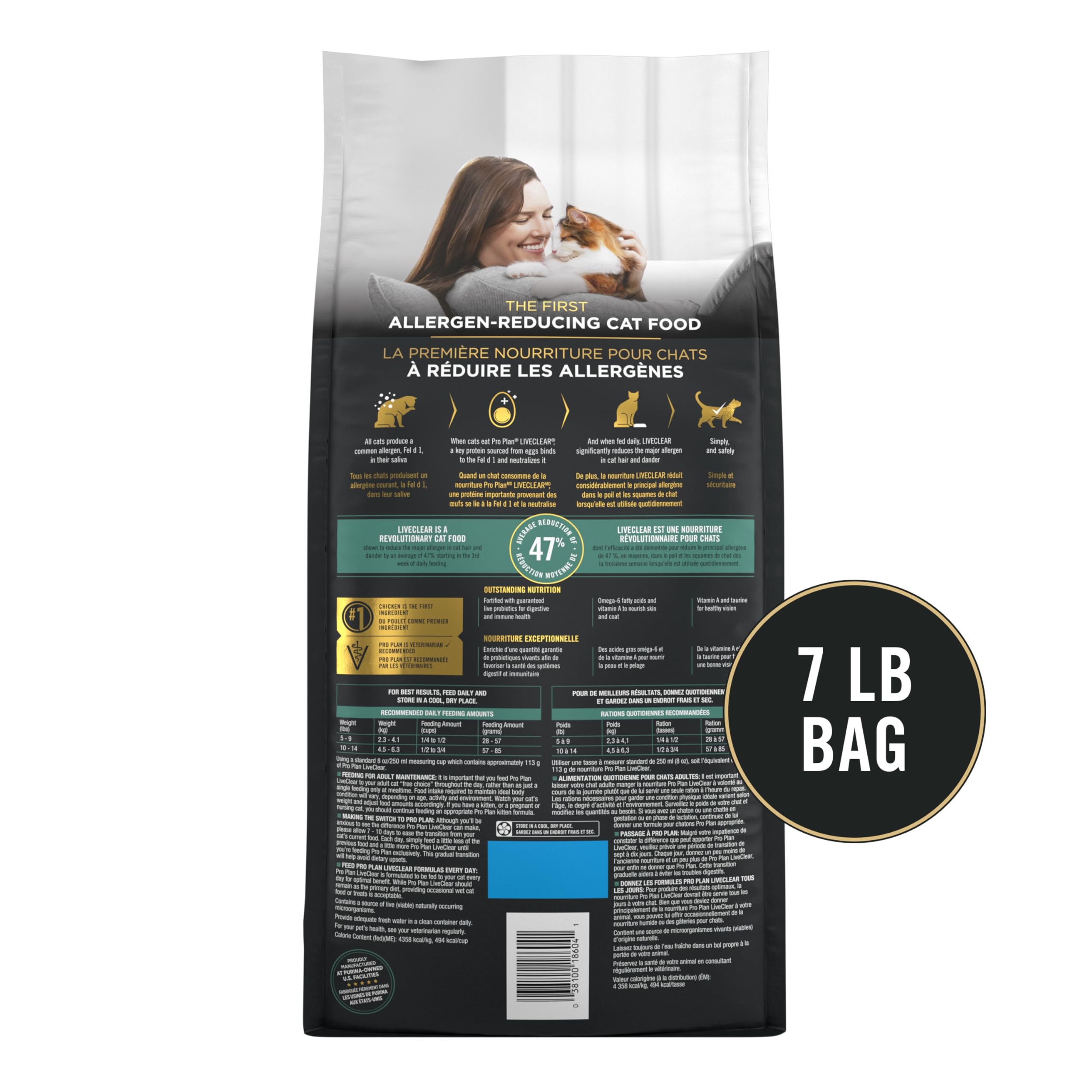 Purina Plan LIVECLEAR myPurina-app: suivi des conseils nutritionnels et points de fidélité.
