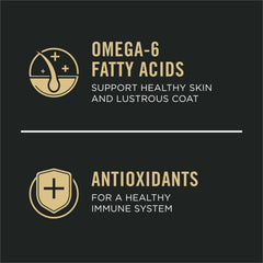 Purina Pro Plan omega6 huile tournesol: peau et pelage sains.