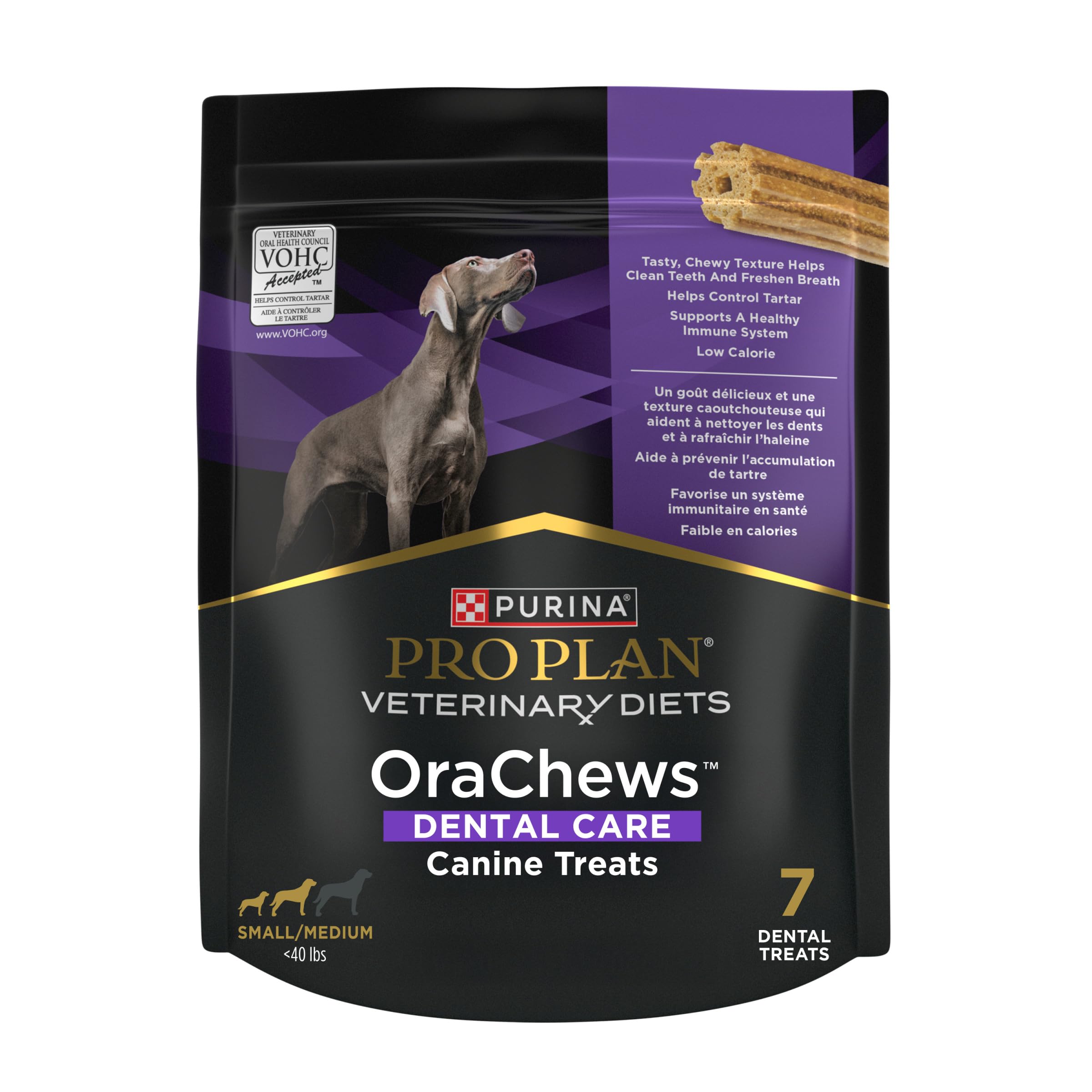 Purina Pro Plan OraChews, paquet dentaires, aide potentiellement à l'haleine fraîche