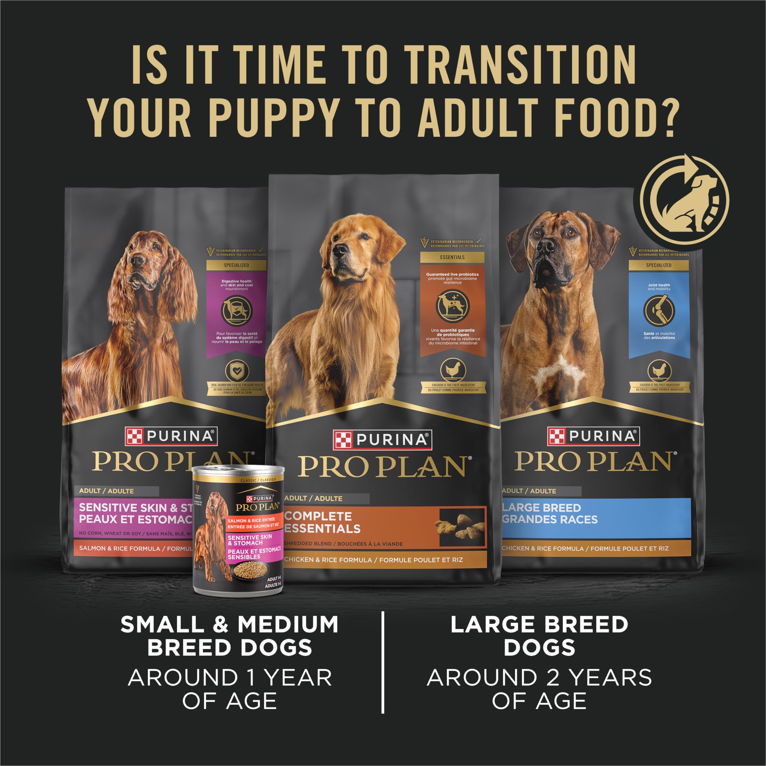 Purina Pro Plan Pack – douze boites pour chiots.