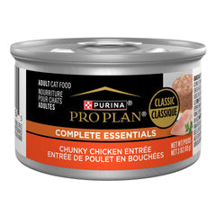 Purina Pro Plan Pâté Chat, emballage pull-top, pratique pour le dîner.