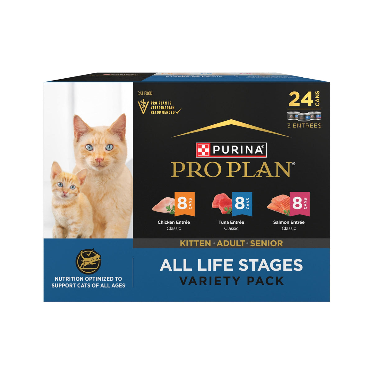 Purina Pro Plan Pâté Chat Poulet Entree Classique – texture appétissante et repas pratique.
