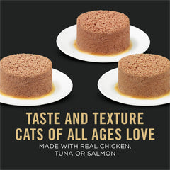 Purina Pro Plan Pâté Chat Poulet Texture Crème – texture onctueuse pour favoriser l'appétit.